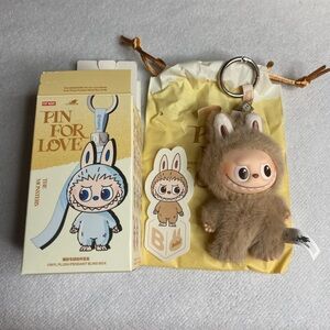 AUTHENTIC Pin For Love Labubu Letter B